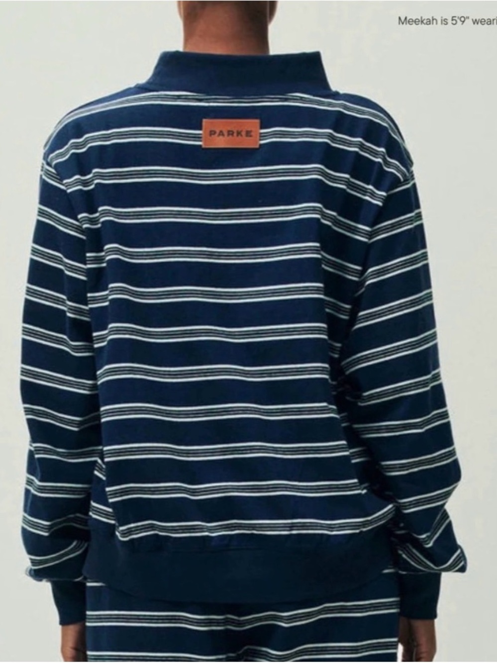 Parke Striped Mockneck - Picture 7 of 8